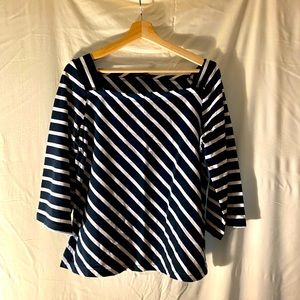 Banana Republic striped navy shirt